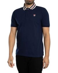 Fila - Achille Heritage Tape Basic Polo Shirt - Lyst