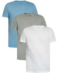 Calvin Klein - 3 Pack Lounge Classic T-shirt - Lyst