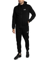 EA7 - Train Core Zip Hoodie Tracksuit - Lyst