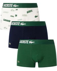 Lacoste - 3 Pack Trunks - Lyst