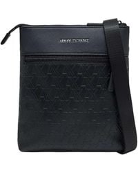 ARMANI EXCHANGE - Flat Crossbody Messenger Bag - Lyst