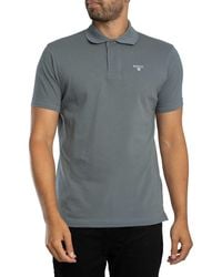 Barbour - Tartan Pique Polo Shirt - Lyst
