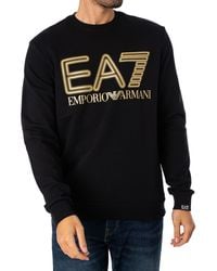 EA7 - Graphic Neon Sweatshirt - Lyst