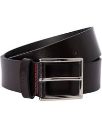 HUGO - Giaspo Leather Belt - Lyst
