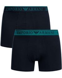 Emporio Armani - 2 Pack Endurance Boxers - Lyst