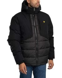 Lyle & Scott - Wadded Hybrid Jacket - Lyst
