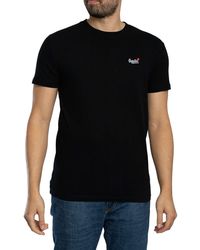 Superdry - Essential Contrast Emb T-shirt - Lyst
