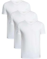Tommy Hilfiger - 3 Pack Lounge Premium Essentials V-neck T-shirt - Lyst