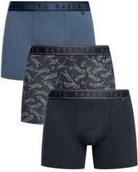 Ted Baker - 3 Pack Boxer Briefs - Lyst