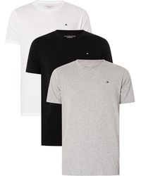Tommy Hilfiger - 3 Pack Signature Cotton Essentials Lounge T-shirts - Lyst