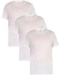 lacoste plain white t shirt