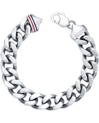 Tommy Hilfiger - Logo Chain Bracelet - Lyst