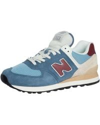 New Balance - 574 Suede Trainers - Lyst