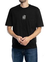 ARMANI EXCHANGE - Centre Logo T-shirt - Lyst