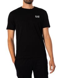 EA7 - Chest Logo T-shirt - Lyst