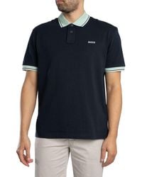 BOSS - Pe Blocks Polo Shirt - Lyst