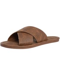 Superdry - Vintage Cross Straps Sliders - Lyst