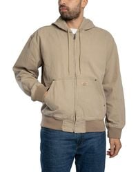 Dickies - Unlined Canvas Hooded Bomber Jacket - Lyst
