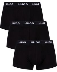 BOSS - 3 Pack Cotton Stretch Trunks - Lyst