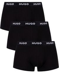 BOSS - 3 Pack Cotton Stretch Trunks - Lyst
