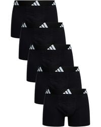 adidas - 5 Pack Active Flex Cotton Trunks - Lyst