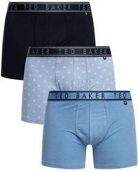 Ted Baker - 3 Pack Boxer Briefs - Lyst