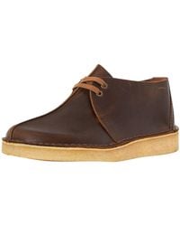Clarks - Desert Trek Leather Shoes - Lyst