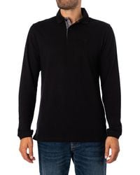 Barbour - Essential Longsleeved Tartan Pique Polo Shirt - Lyst