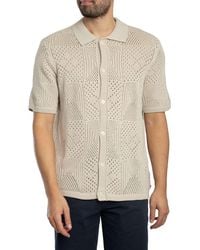 Levi's - Camp Knitted Short Sleeved Shirt - Lyst