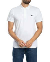 Lacoste - Regular Fit Cotton Blend Polo Shirt - Lyst