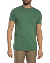 Timberland - Slim Fit Embroidered Logo T-shirt - Lyst