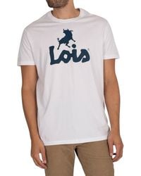 Lois - Logo Classic T-shirt - Lyst