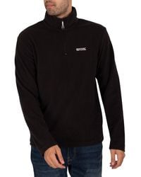Regatta Thompson Fleece Zip Sweatshirt - Black