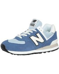 New Balance - 574 Suede Trainers - Lyst