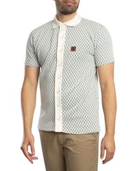 Trojan - Diamond Jacquard Polo Shirt - Lyst