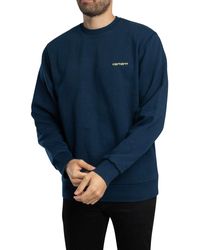 Carhartt - Script Embroidery Sweatshirt - Lyst