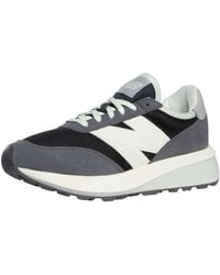 New Balance - 370 Suede Trainers - Lyst