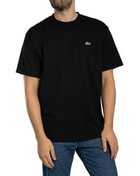 Lacoste - Heavy Cotton Jersey T-shirt - Lyst