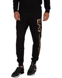 ea7 black joggers