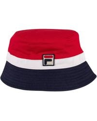 red fila bucket hat