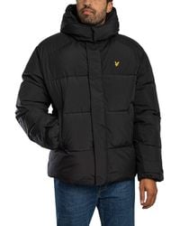 Lyle & Scott - Hooded Puffer Jacket - Lyst