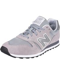 New Balance 373 Suede Trainers in Blue 