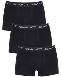 GANT 3-pack Trunks - Black