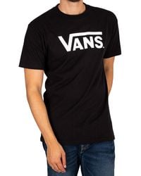 Vans Classic Leopard Logo T-shirt in White for Men | Lyst