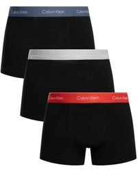 Calvin Klein - 3 Pack Icon Relaxed Fit Trunks - Lyst