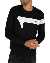 G-Star RAW Graphic Sweatshirt - Black