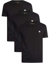 Timberland - 3 Pack Dunstan River Slim T-shirts - Lyst