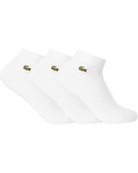 Lacoste - 3 Pack Low Socks - Lyst