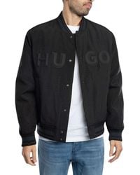 HUGO - Bozo2511 Bomber Jacket - Lyst