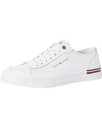 Tommy Hilfiger - Corporate Vulc Leather Trainers - Lyst